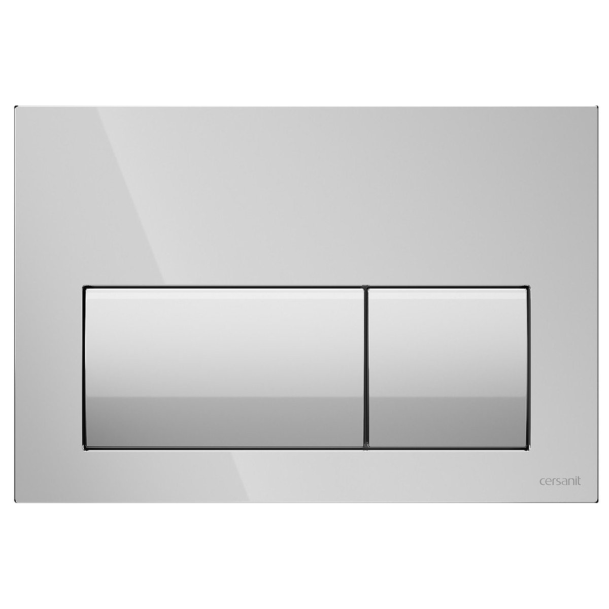 Кнопка слива Cersanit PRESTO II глянцевий хром, фото 1