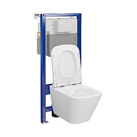 КОМПЛЕКТ С16 ІНСТ СИС-МА AQUA 50 QF MEХАН+ CITY ПРЯМОУГОЛЬНИЙ CLEANON Із сид дюр ліфт БЕЗ КНОПКИ