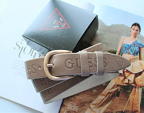Жіночий шкіряний ремінь Guess