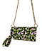 Жіноча шкіряна сумка з тропічний принтом, фото 4