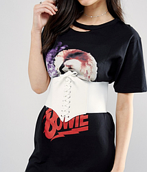 Жіночий корсет, пояс резинка білий