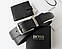 Мужской подарочный набор BOSS кошелек + ремень, фото 9