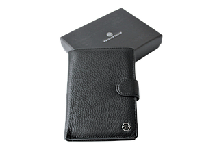 Чоловічий місткий гаманець Philipp Plein чорний