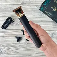 Тример акумуляторний vgr для стриження волосся в паху з насадками зручна бездротова машинка чоловіча DFS