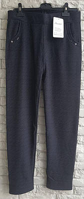 Жіночі штани супербатал 10,11,12 хл сірі на хутрі