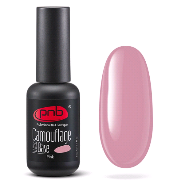 Основа камуфлююча для гель-лаку PNB Camouflage Base Pink 8 мл