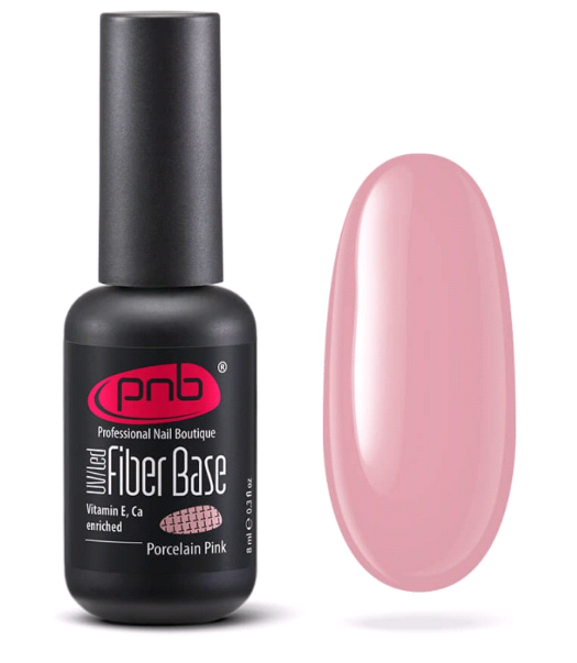Основа файбер PNВ Fiber Base Porcelain Pink 8 мл