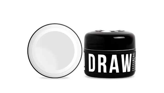 Гель-паста для нігтів GO Active Gel Paste Wow Draw №02 Білий 4 г