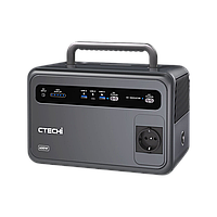 Портативна зарядна станція павербанк акумулятор Powerbank CTECHi GT600 600W 384Wh LiFePo4 Код/Артикул