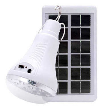 Ліхтар-лампа кемпінговий Cclamp CL-509 підвісний з сонячною панеллю 30W White (7_01169), фото 1