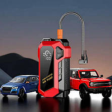 Пусковий пристрій для автомобіля з компресором JUMP STARTER 2000 mAh, фото 3