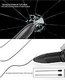 Ручка мультитул зі свистком і ліхтариком багатофункціональна Solve 8 в 1 Gray KT6000008, фото 6