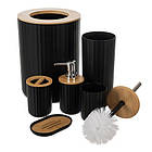 Набір аксесуарів для ванної кімнати Ruhhy 24636 чорний, фото 3