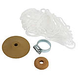 Насос вібраційний 0.25кВт H 75м Q 18л/хв 100мм 10м кабелю верхній вхід WETRON WVM60 (778382) - 28985, фото 4