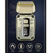 Стильна електробритва чоловіча акумуляторна з дисплеєм VGR V-337 Бритва-шейвер для сухого та вологого гоління, фото 3