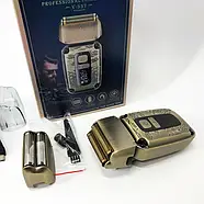 Стильна електробритва чоловіча акумуляторна з дисплеєм VGR V-337 Бритва-шейвер для сухого та вологого гоління, фото 6