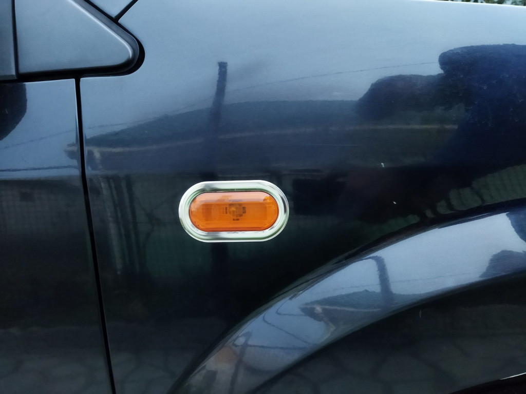 Обведення поворотника (2 шт., Нерж) для Ford Fusion 2002-2009 рр від VLF комп., фото 1