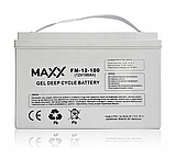 Акумулятор гелевий 4SUN MAXX GEL DEEP CYCLE 100Ah 12V (FM-12-100), фото 4