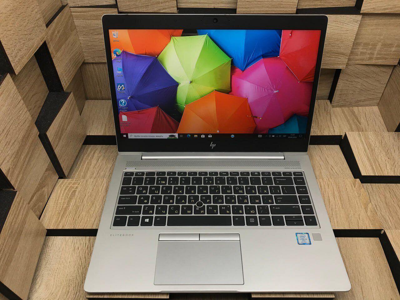 Б/в Ноутбук Б-клас HP EliteBook 840 G6 14" 1920x1080| Core i5-8365U| 8 GB RAM| 240 GB SSD| UHD 620