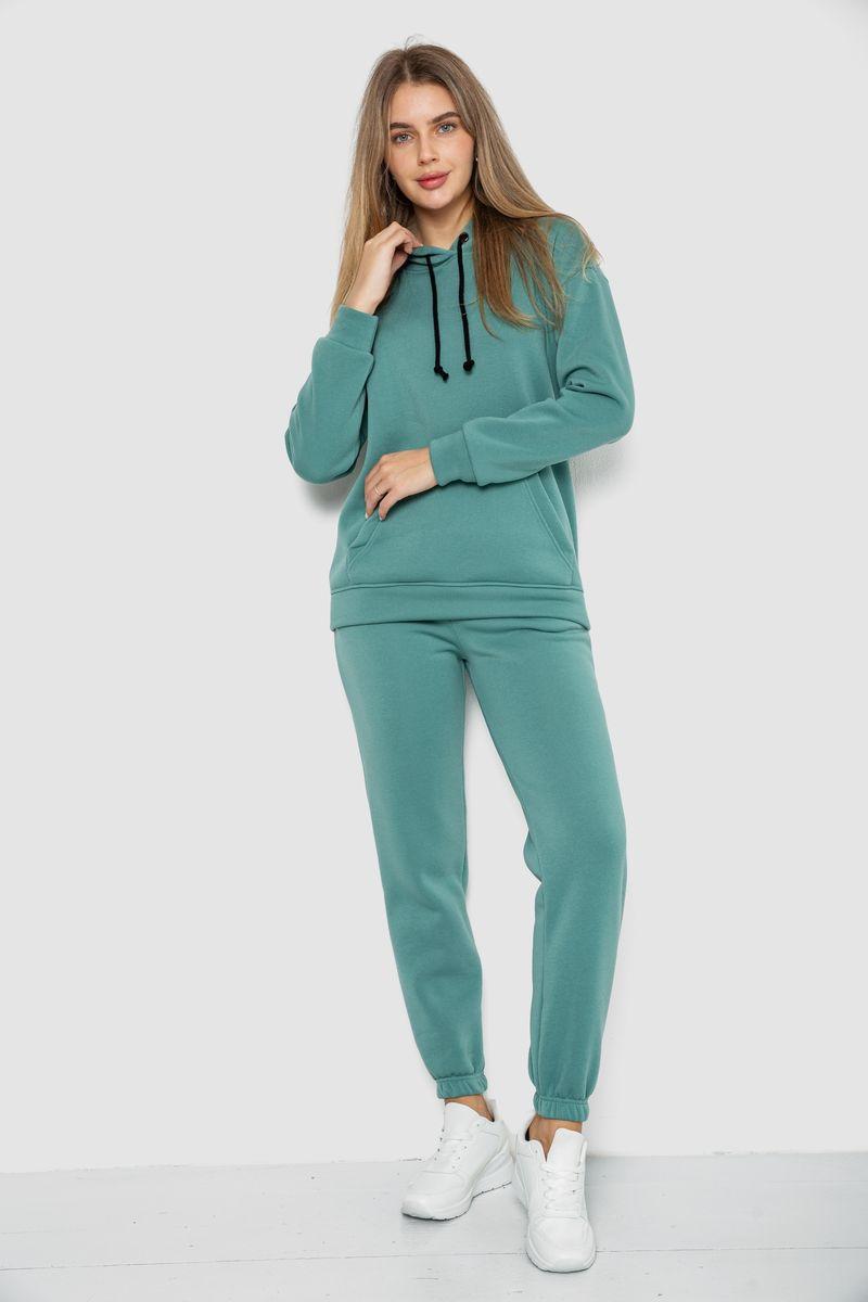 Спорт костюм жіночий на флісі, колір оливковий, 241R1530, фото 1