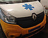 Зимова накладка на решітку Матова для Renault Trafic 2015↗ рр., фото 4