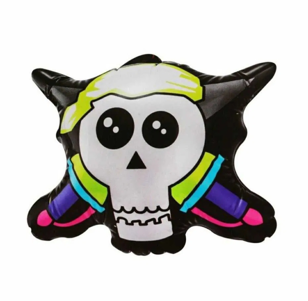 Кулька Хелловін Череп 39 на 31 см різнобарвний, фото 1