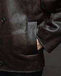Дублянка zara чорне хутро ВТ7727, фото 10
