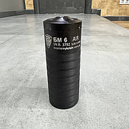 Глушник бойовий «БМ6 AIR» 5.56 / .223, різьба – 1/2"×28, саундмодератор AR-15, фото 7