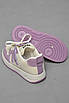 Кросівки дитячі бузкового кольору на шнурівці 190142T Безкоштовна доставка, фото 3