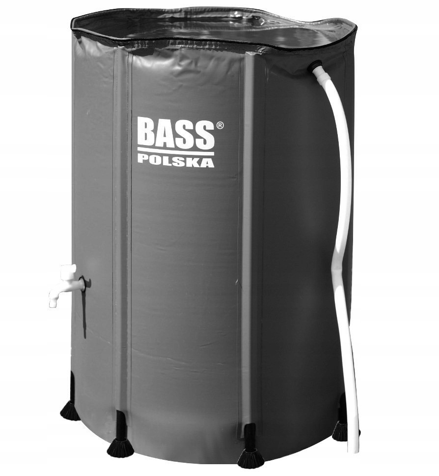 Бочка для дощової води сіра 500 л Bass Polska BH 79988