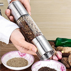 Подвійний млин для перцю та солі механічний, Duo Grinder / Ручний млин для спецій / Подрібнювач спецій, фото 3
