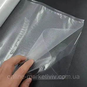Пакети в рулоні для вакууматора 5 м х 30 см / Вакуумний рулон для вакуумного пакувальника та зберігання їжі, фото 4