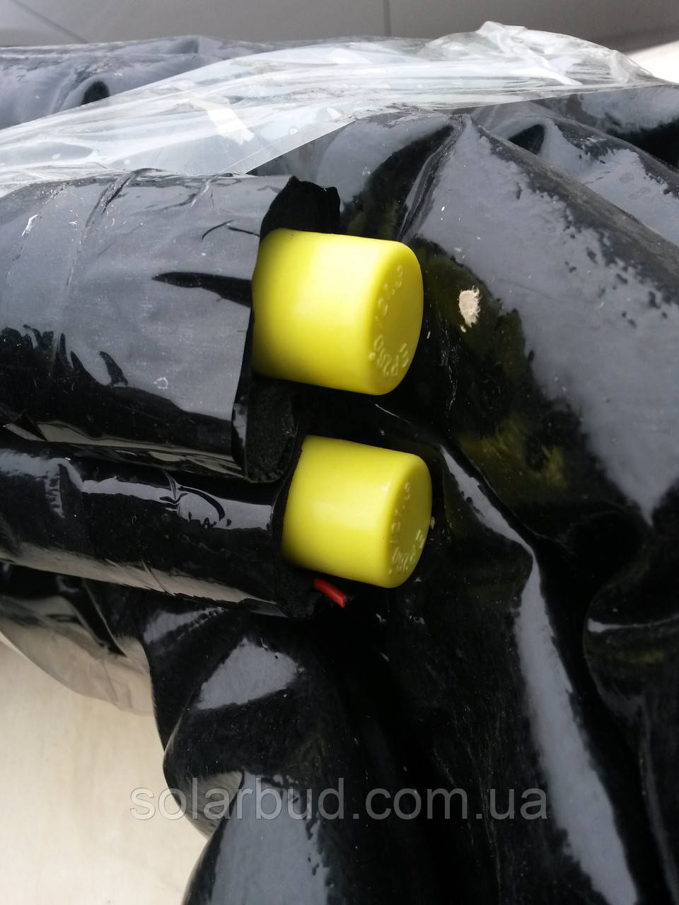 Трубопровід Eco-Flex Solar DN20, бухта 20м, подвійний, чорний колір, сталь 316L, силіконовий кабель., фото 1