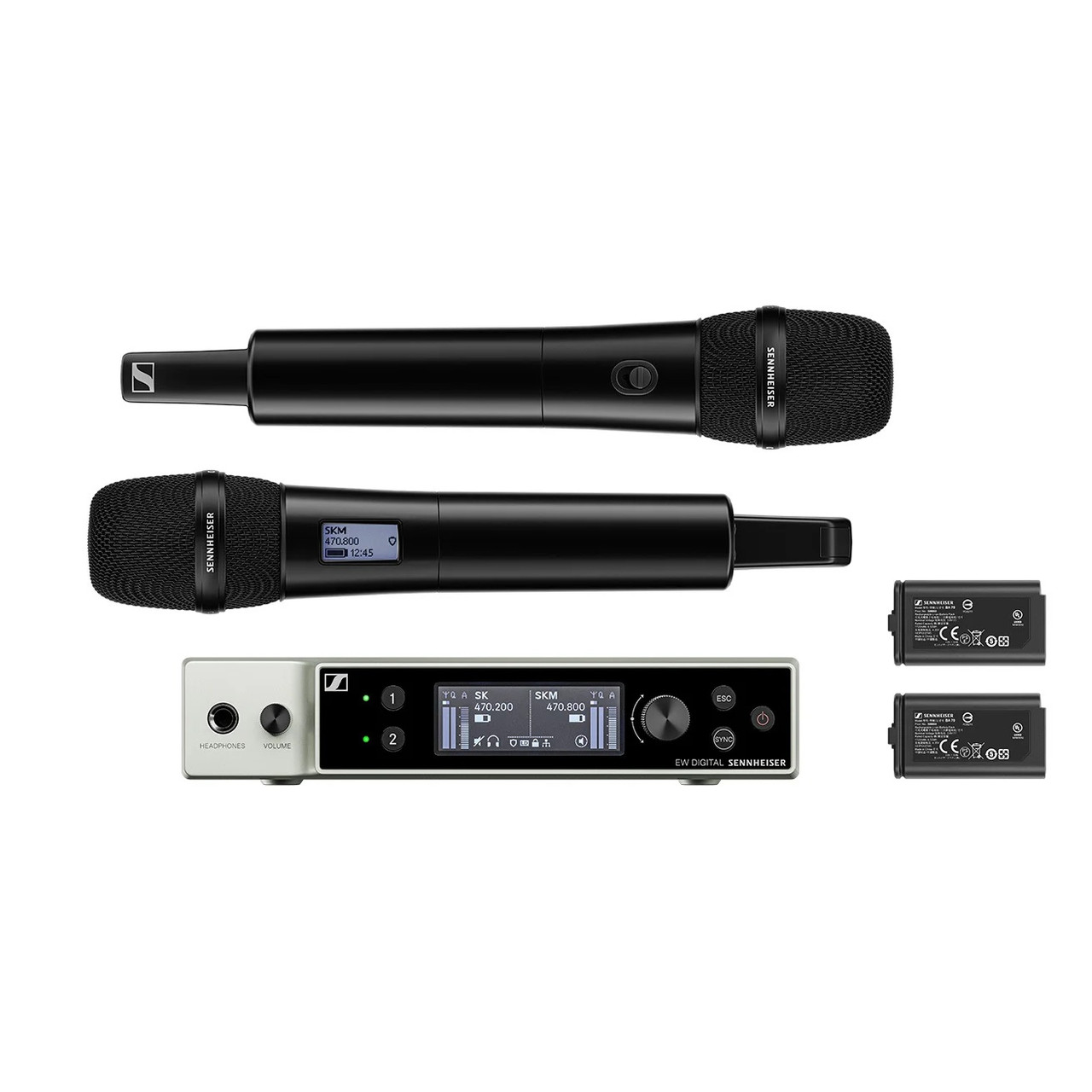 Цифрова радіосистема з двома ручними мікрофонами SENNHEISER EW-DX 835-S Set (S1-10)