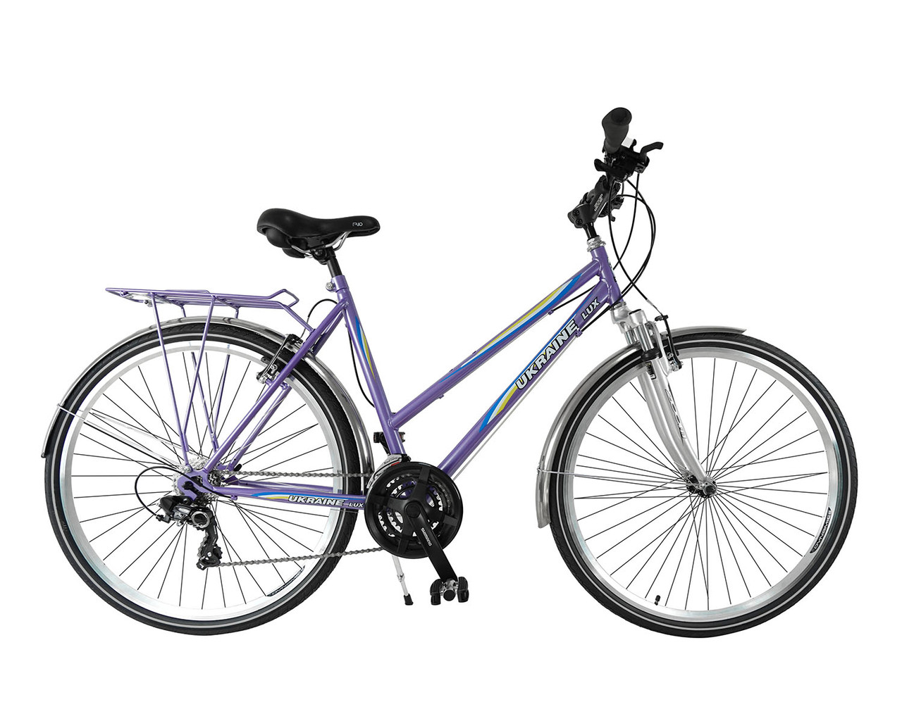 Велосипед ХВЗ 28″ Турист 2821WDASH Cталь Ліловий