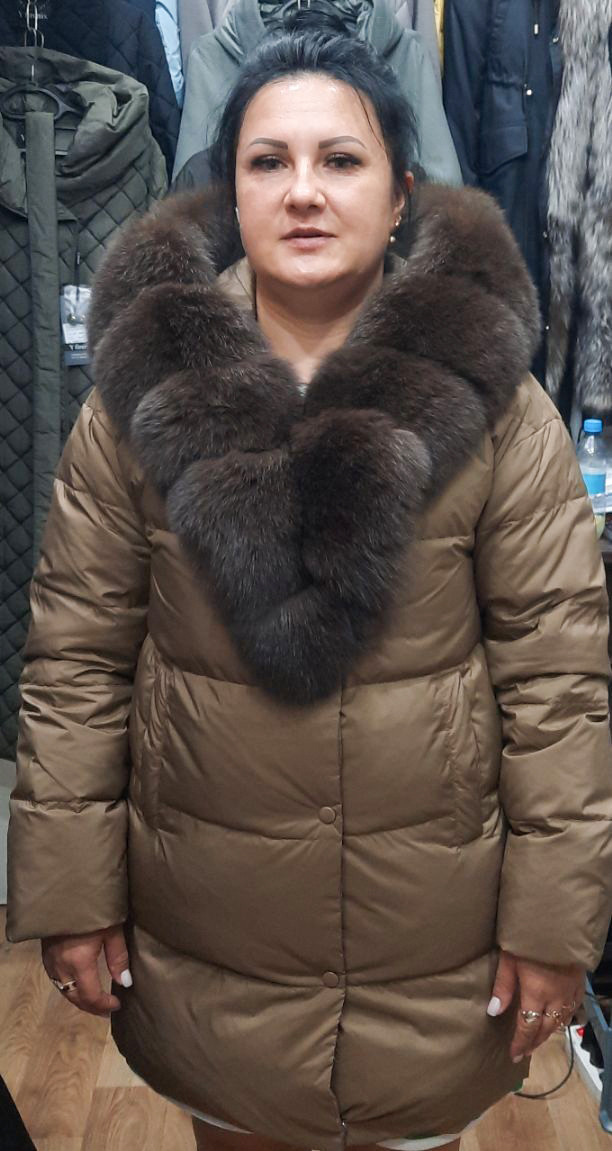 VIVILONA 5532. Зима. Розміри: S, M, L. Норма. Беж. Пух