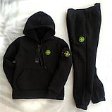 Дитячий теплий костюм для хлопчика Stone Island Junior Чорний 140-146 р.Спортивний костюм для хлопчика, фото 3