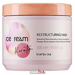 Відновлююча маска з кератином Inebrya Ice Cream Keratin Restructuring Mask, 500 мл