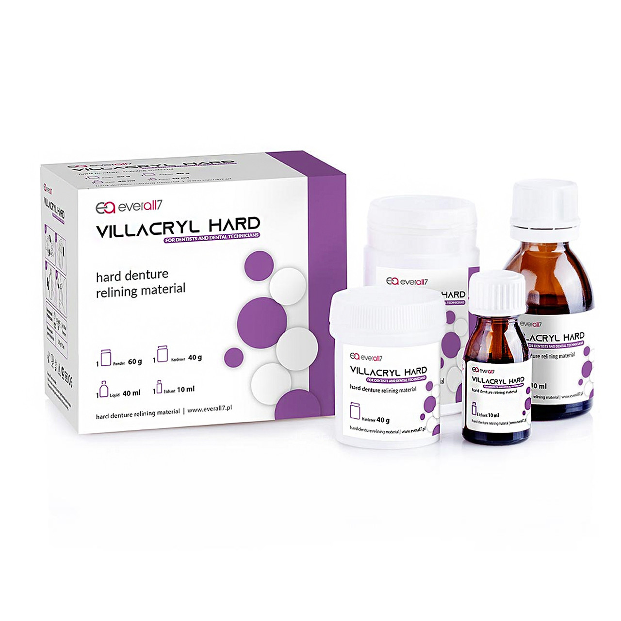 Villacryl Hard (Вілакрил Хард) тверда підкладка для протезу