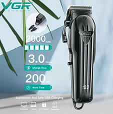 Машинка для стрижки VGR V-282 Black, фото 3