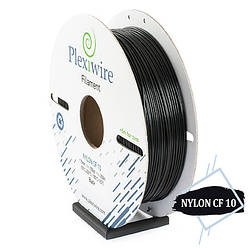 Plexiwire NYLON CF10 пластик для 3D принтера Чорний 1.75 мм (200 м / 0,55 кг)