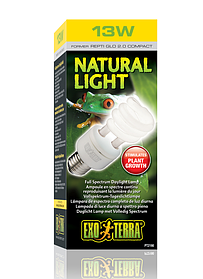 Лампа Exo-Terra Repti Glo Compact E27  5.0, 13 Вт. Флуоресцентна лампа із середнім рівнем випромінювання
