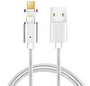 Магнітний кабель USB — microUSB/lightning, фото 7