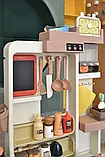 Кухня дитяча велика TK-20819 Бежева, висота 69 см, 88 елементів, яйцеварка, парогенератор, помпове подавання, фото 4