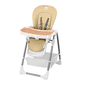 Стілець для годування Lionelo Linn Plus Beige (регулювання висоти та спинки, складаний) Бежевий