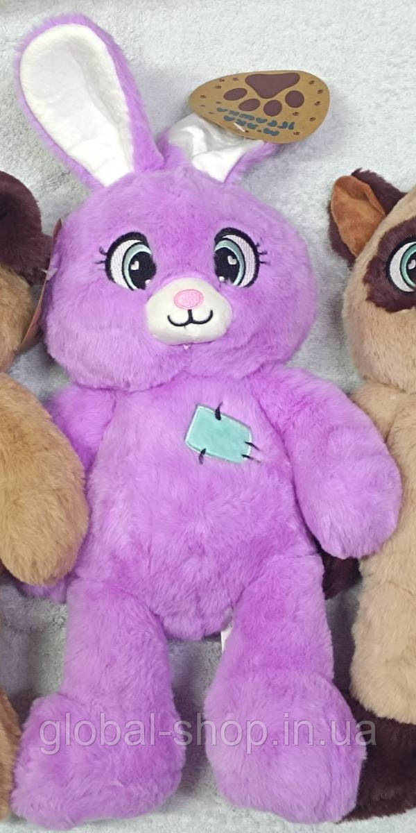 М'яка іграшка плюшева зайчик Кнопка Зайчик, 38 см