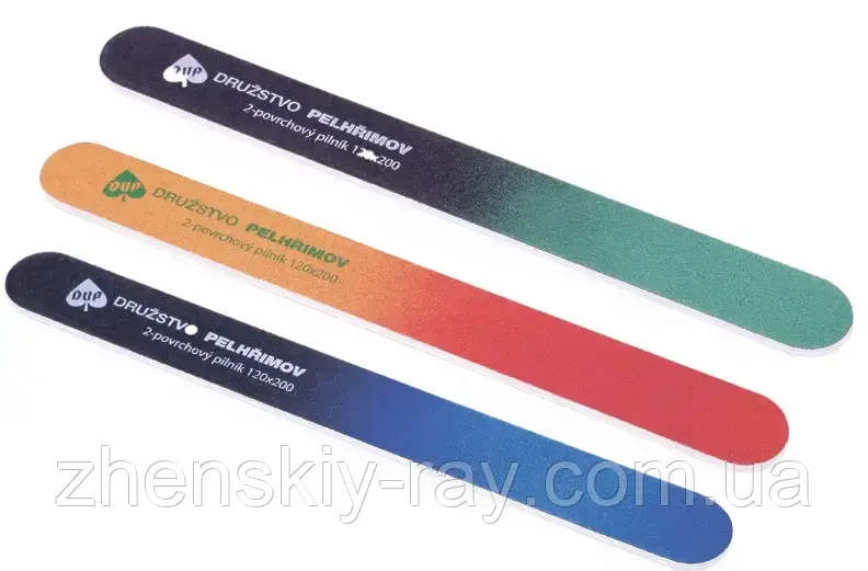 Пилка мінеральна для нігтів DUP 120/200 пряма