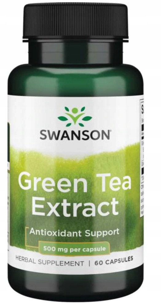 Swanson Health Products Стандартизований екстракт зеленого чаю 500 мг / 60 капсул