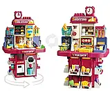 Ігровий набір 2в1 Кухня та супермаркет L 666-88, Висота 77 см, 83 елементи, пара, вода, лід, сканер, фото 2