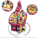 Ігровий набір 2в1 Кухня та супермаркет L 666-88, Висота 77 см, 83 елементи, пара, вода, лід, сканер, фото 3